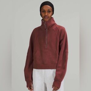 Lululemon scuba oversized funnel neck half zip